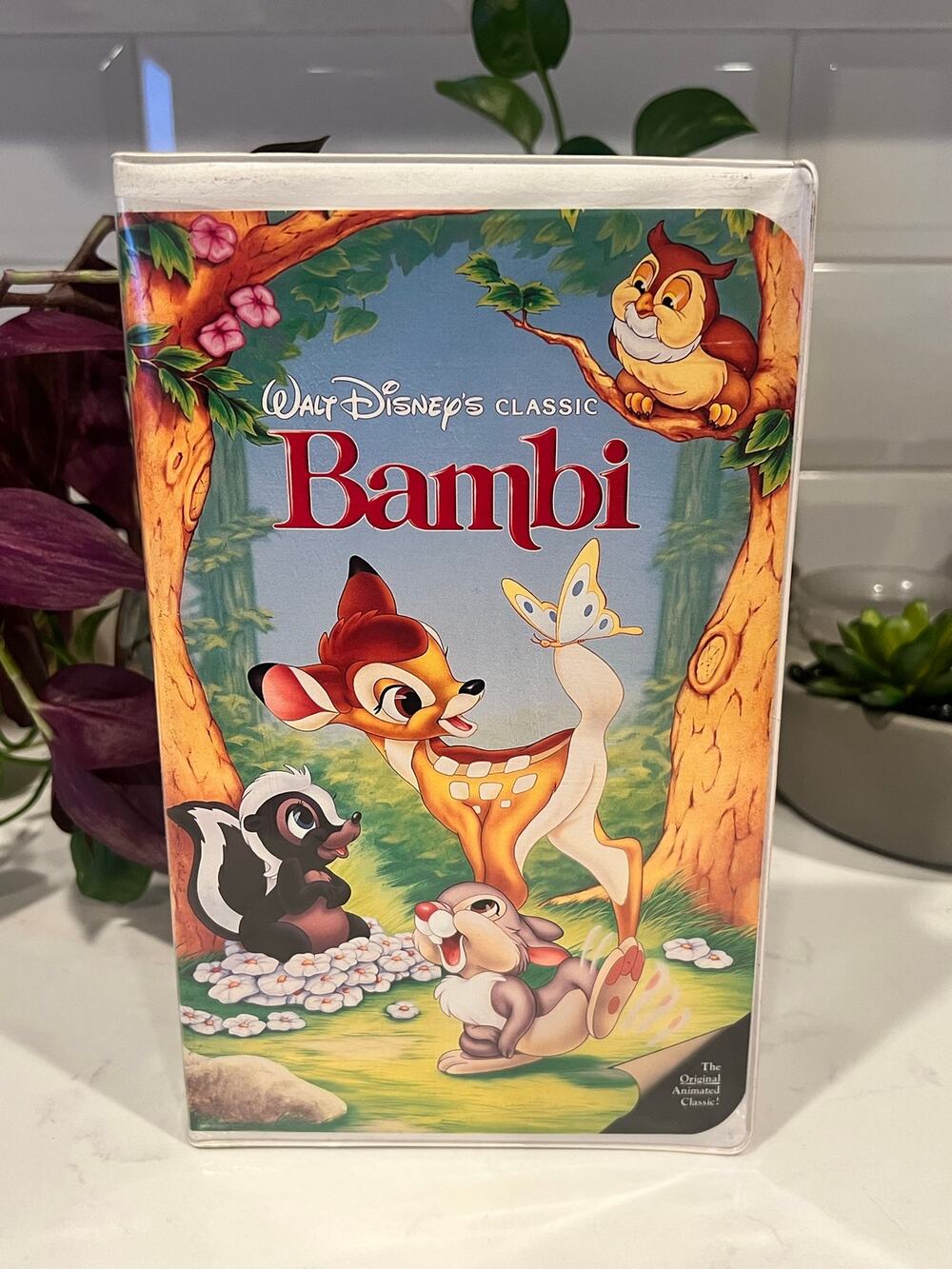 Vintage Disney Bambi Black Diamond VHS 1989 Clamshell